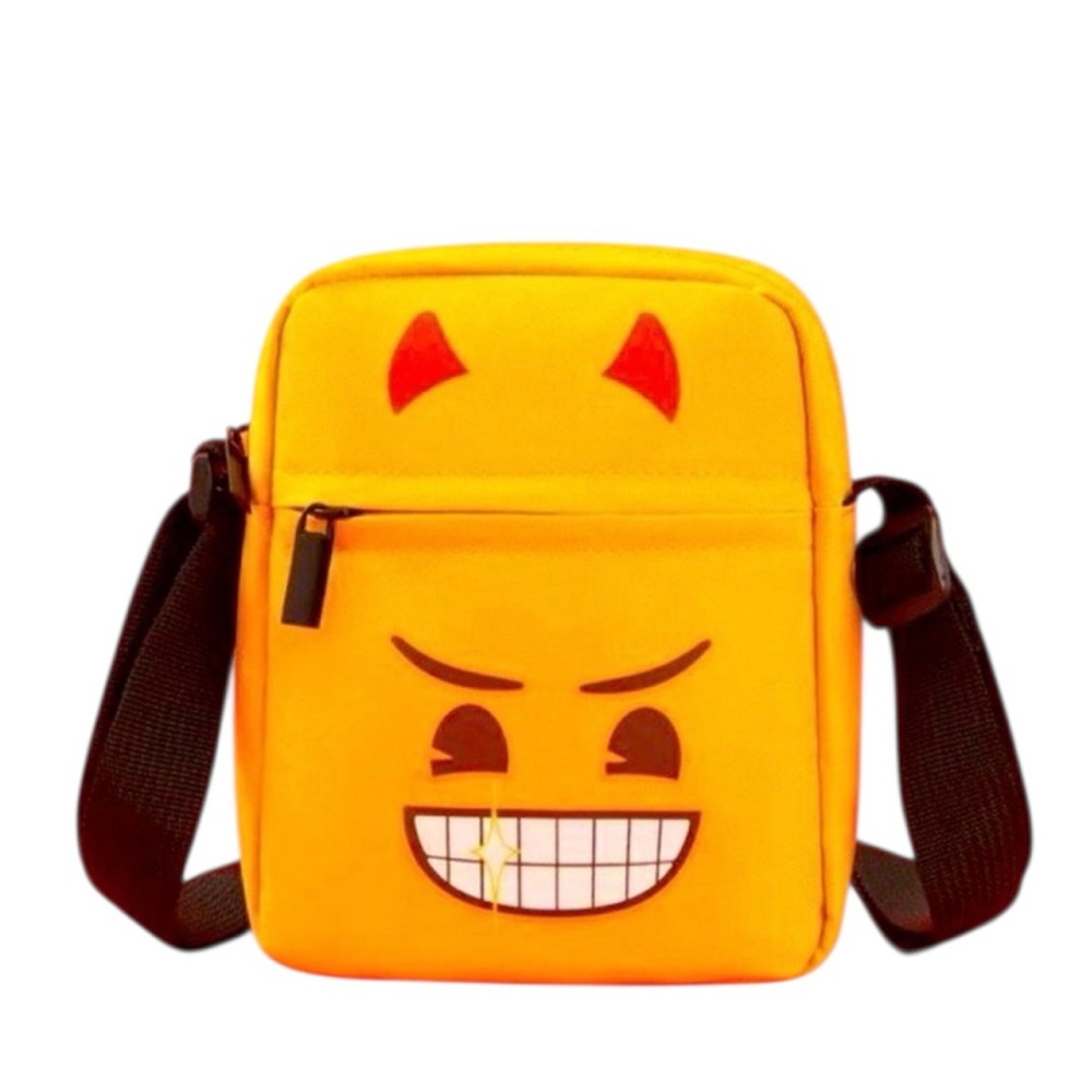Kids emoji smiley bag
